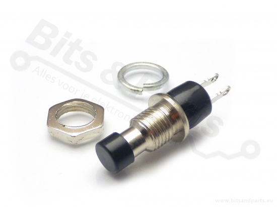 Drukcontact mini rond geel NO